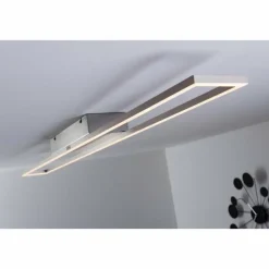 Luminaires Paul Neuhaus Plafonnier LED Paul Neuhaus Acier brossé, 4 lumières* Éclairage Led
