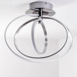 Luminaires Trio Plafonnier LED Trio Corland Chrome, 1 lumière* Éclairage Led