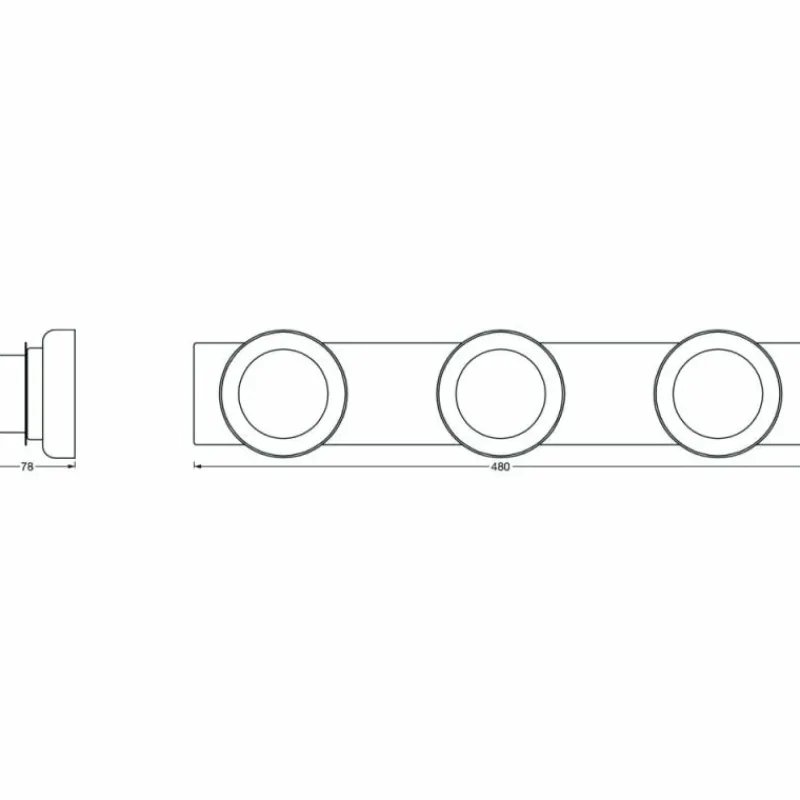 Luminaires Ledvance Plafonnier LEDVANCE Bathroom Argenté, 1 lumière