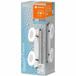 Luminaires Ledvance Plafonnier LEDVANCE Bathroom Argenté, 1 lumière