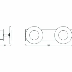 Luminaires Ledvance Plafonnier LEDVANCE Bathroom Argenté, 1 lumière