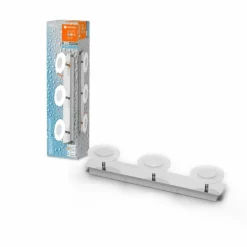 Luminaires Ledvance Plafonnier LEDVANCE Bathroom Argenté, 1 lumière