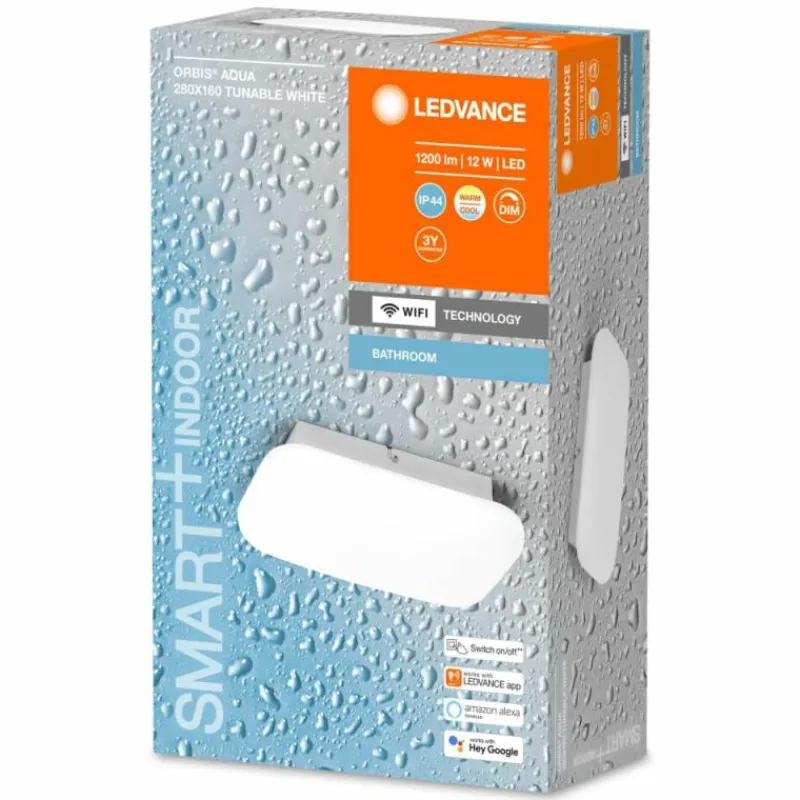 Luminaires Ledvance Plafonnier LEDVANCE Bathroom Blanc, 1 lumière