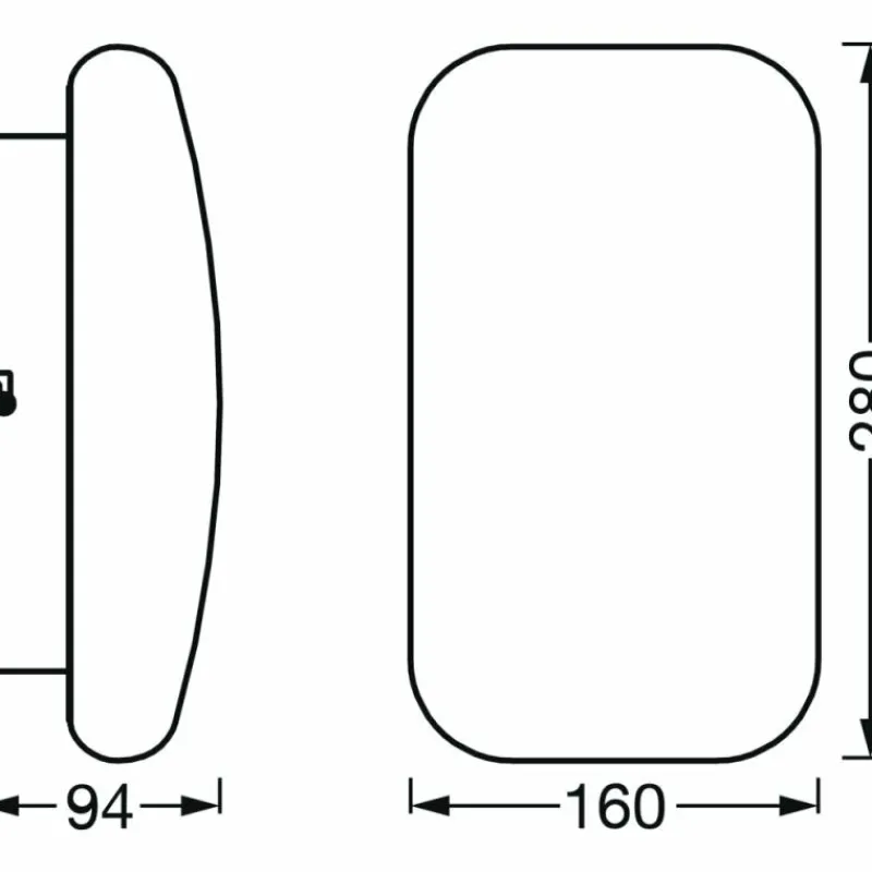 Luminaires Ledvance Plafonnier LEDVANCE Bathroom Blanc, 1 lumière
