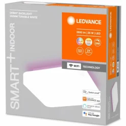 Luminaires Ledvance Plafonnier LEDVANCE Decorative Blanc, 1 lumière, Changeur de couleurs