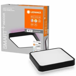 Luminaires Ledvance Plafonnier LEDVANCE Decorative Noir, 1 lumière, Changeur de couleurs