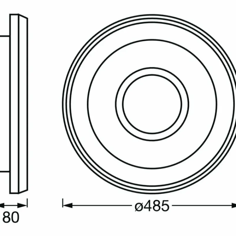Luminaires Ledvance Plafonnier LEDVANCE Decorative Blanc, 1 lumière