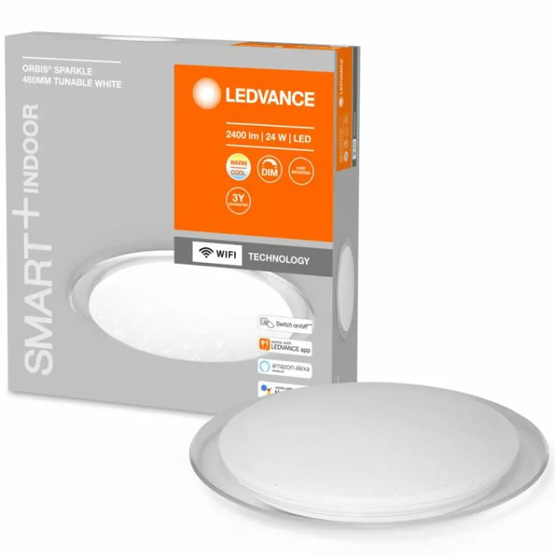 Luminaires Ledvance Plafonnier LEDVANCE Decorative Blanc, 1 lumière