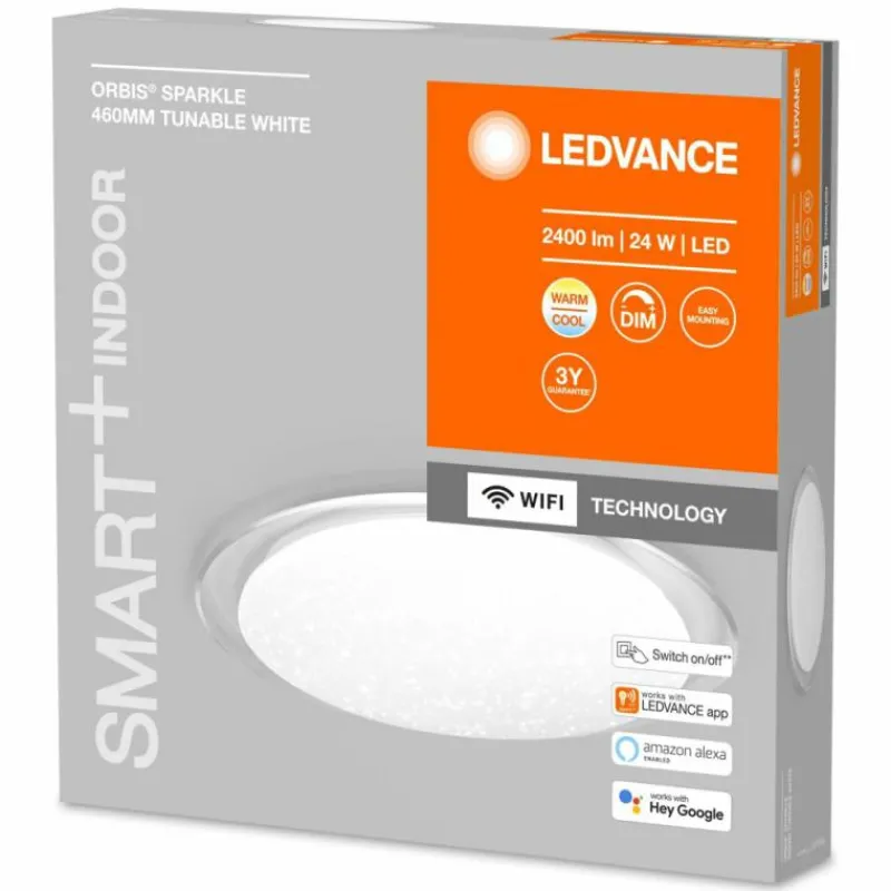 Luminaires Ledvance Plafonnier LEDVANCE Decorative Blanc, 1 lumière
