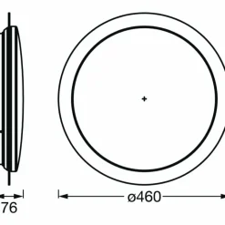 Luminaires Ledvance Plafonnier LEDVANCE Decorative Blanc, 1 lumière