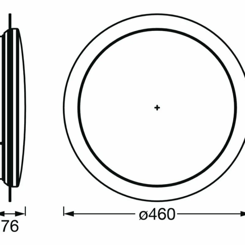 Luminaires Ledvance Plafonnier LEDVANCE Decorative Blanc, 1 lumière