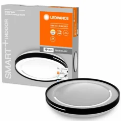 Luminaires Ledvance Plafonnier LEDVANCE Decorative Noir, 1 lumière