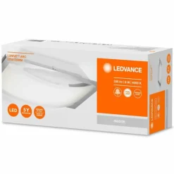 Luminaires Ledvance Plafonnier LEDVANCE LUNIVE Argenté, 1 lumière