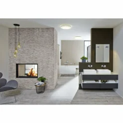 Luminaires Ledvance Plafonnier LEDVANCE ORBIS Argenté, 1 lumière, Télécommandes, Changeur de couleurs* Éclairage Led