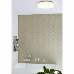 Luminaires Ledvance Plafonnier LEDVANCE ORBIS Argenté, 1 lumière, Télécommandes, Changeur de couleurs* Éclairage Led