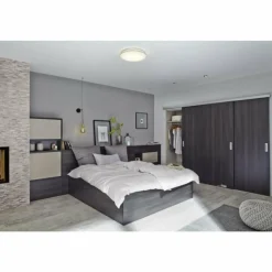 Luminaires Ledvance Plafonnier LEDVANCE ORBIS Argenté, 1 lumière, Télécommandes, Changeur de couleurs* Éclairage Led