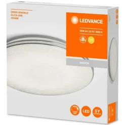 Luminaires Ledvance Plafonnier LEDVANCE ORBIS Argenté, 1 lumière* Éclairage Led