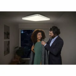 Luminaires Ledvance Plafonnier LEDVANCE ORBIS Blanc, 1 lumière, Détecteur de mouvement* Éclairage Led