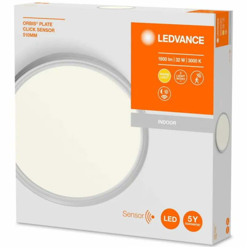 Luminaires Ledvance Plafonnier LEDVANCE ORBIS Blanc, 1 lumière* Éclairage Led