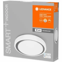 Luminaires Ledvance Plafonnier LEDVANCE ORBIS Gris, 1 lumière