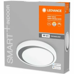 Luminaires Ledvance Plafonnier LEDVANCE ORBIS Gris, 1 lumière