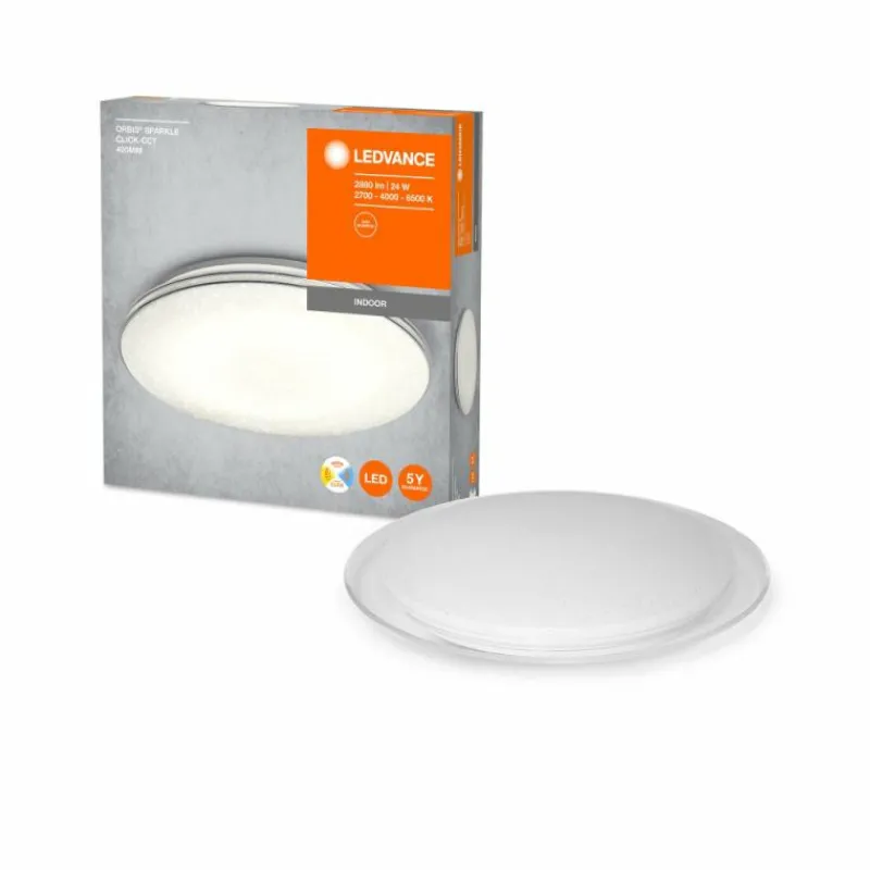 Luminaires Ledvance Plafonnier LEDVANCE ORBIS® Blanc, 1 lumière* Éclairage Led
