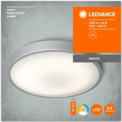 Luminaires Ledvance Plafonnier LEDVANCE ORBIS® Blanc, 1 lumière* Éclairage Led