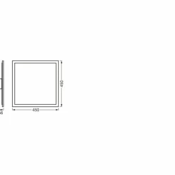 Luminaires Ledvance Plafonnier LEDVANCE PLANON Noir, 1 lumière, Changeur de couleurs