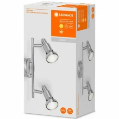 Luminaires Ledvance Plafonnier LEDVANCE SPOT Argenté, 2 lumières* Éclairage Led