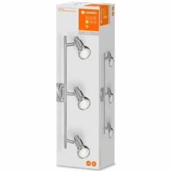 Luminaires Ledvance Plafonnier LEDVANCE SPOT Argenté, 3 lumières* Éclairage Led