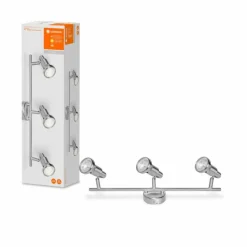 Luminaires Ledvance Plafonnier LEDVANCE SPOT Argenté, 3 lumières* Éclairage Led