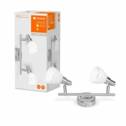 Luminaires Ledvance Plafonnier LEDVANCE SPOT Argenté, 2 lumières