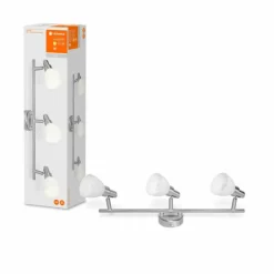 Luminaires Ledvance Plafonnier LEDVANCE SPOT Argenté, 3 lumières