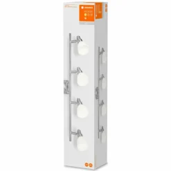 Luminaires Ledvance Plafonnier LEDVANCE SPOT Argenté, 4 lumières