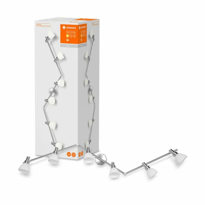 Luminaires Ledvance Plafonnier LEDVANCE SPOT Argenté, 6 lumières