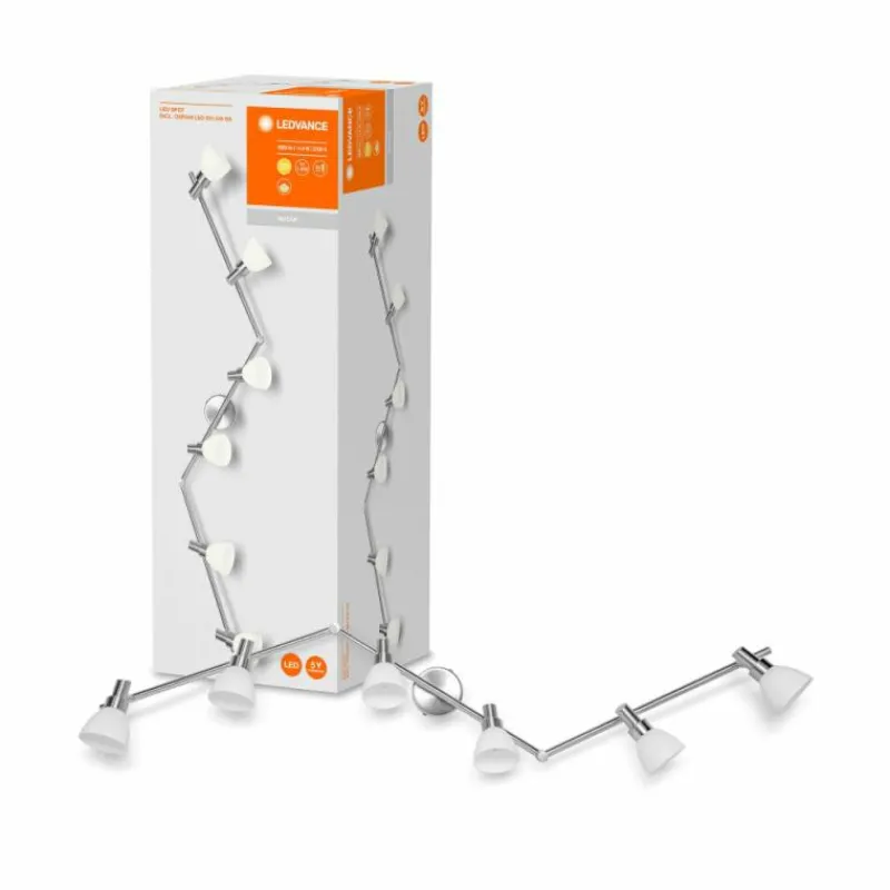 Luminaires Ledvance Plafonnier LEDVANCE SPOT Argenté, 6 lumières