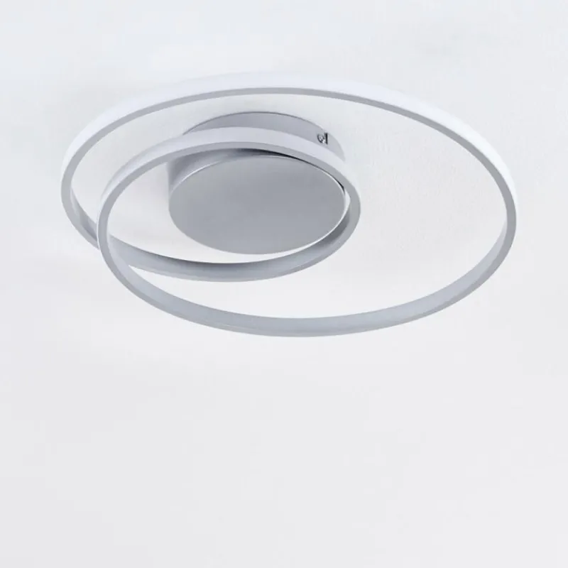 hofstein Plafonnier Leksund LED Argenté, 1 lumière