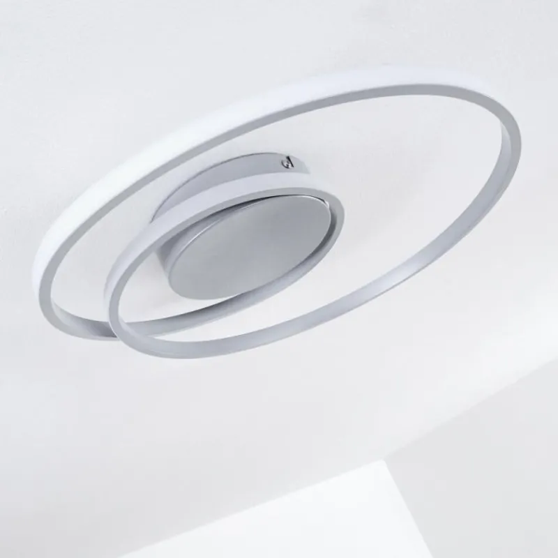 hofstein Plafonnier Leksund LED Argenté, 1 lumière