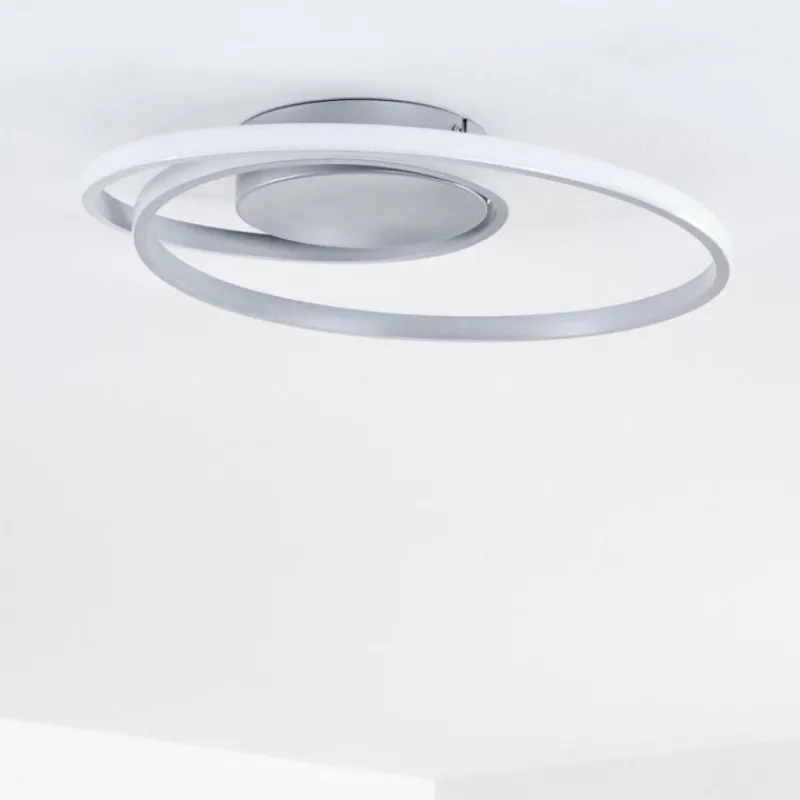 hofstein Plafonnier Leksund LED Argenté, 1 lumière