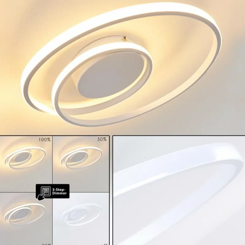 hofstein Plafonnier Leksund LED Blanc, 1 lumière