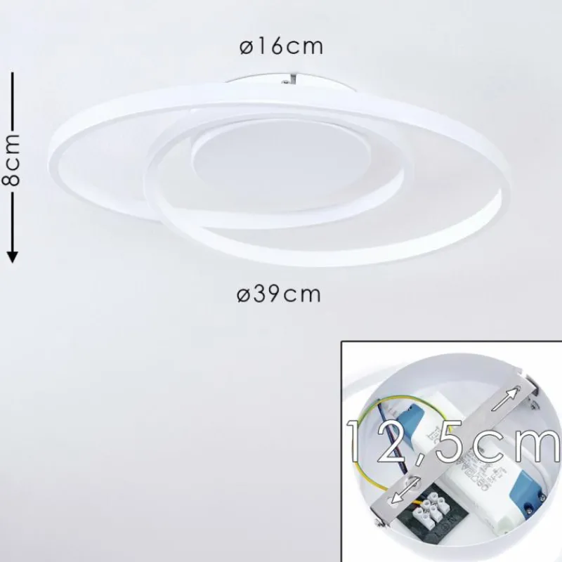 hofstein Plafonnier Leksund LED Blanc, 1 lumière