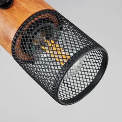 Luminaires Scandinaves-hofstein Plafonnier Lenalau Noir, 4 lumières