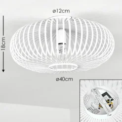 hofstein Plafonnier Lepa Blanc, 1 lumière* Plafonniers