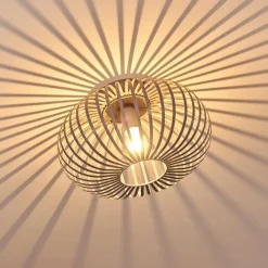 hofstein Plafonnier Lepa Gris, 1 lumière