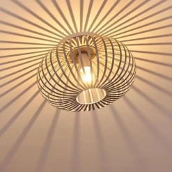 hofstein Plafonnier Lepa Gris, 1 lumière