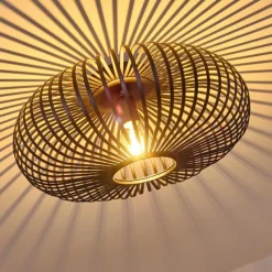 hofstein Plafonnier Lepa Noir, 1 lumière* Plafonniers