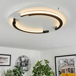 hofstein Plafonnier Leroux LED Blanc, 1 lumière