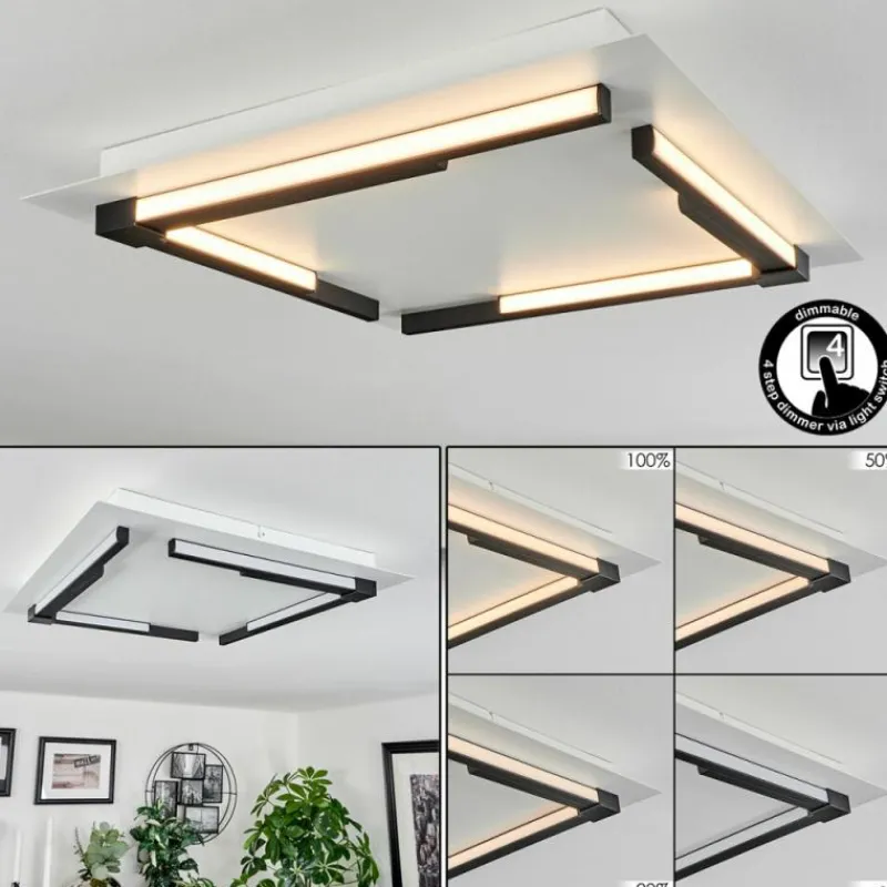 hofstein Plafonnier Leroux LED Blanc, 1 lumière