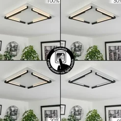 hofstein Plafonnier Leroux LED Blanc, 1 lumière