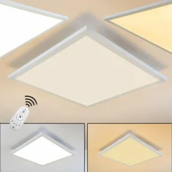 hofstein Plafonnier Lerum LED Blanc, 1 lumière* Éclairage Led